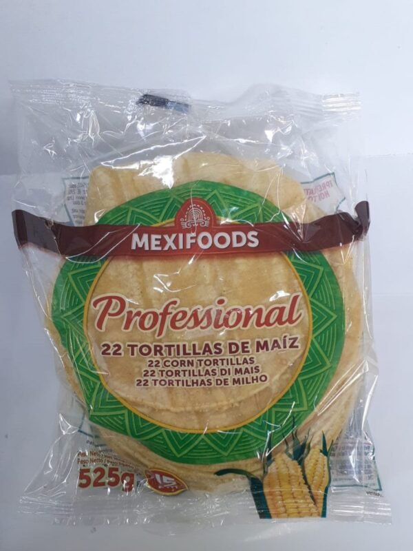 Tortilla de maíz 15cm (Mexifoods ) 22 unidades 525g