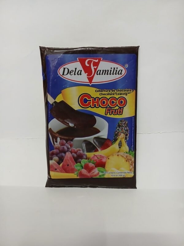 De la familia Choco Fruti cobertura de chocolate 300g