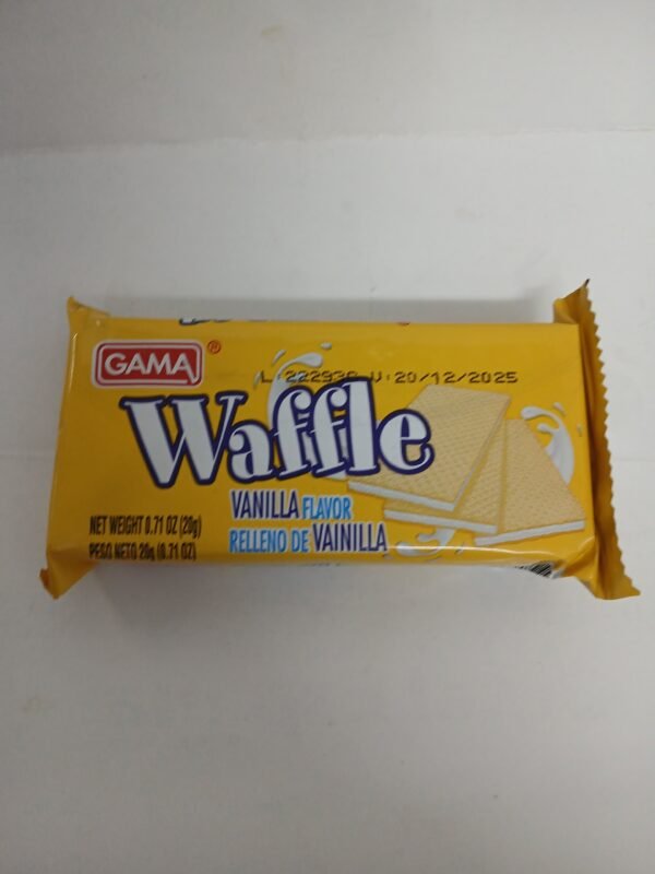 Galletas sabor a vainilla Waffle 20g