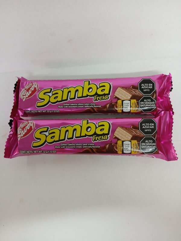 Samba chocolate con fresa 32g