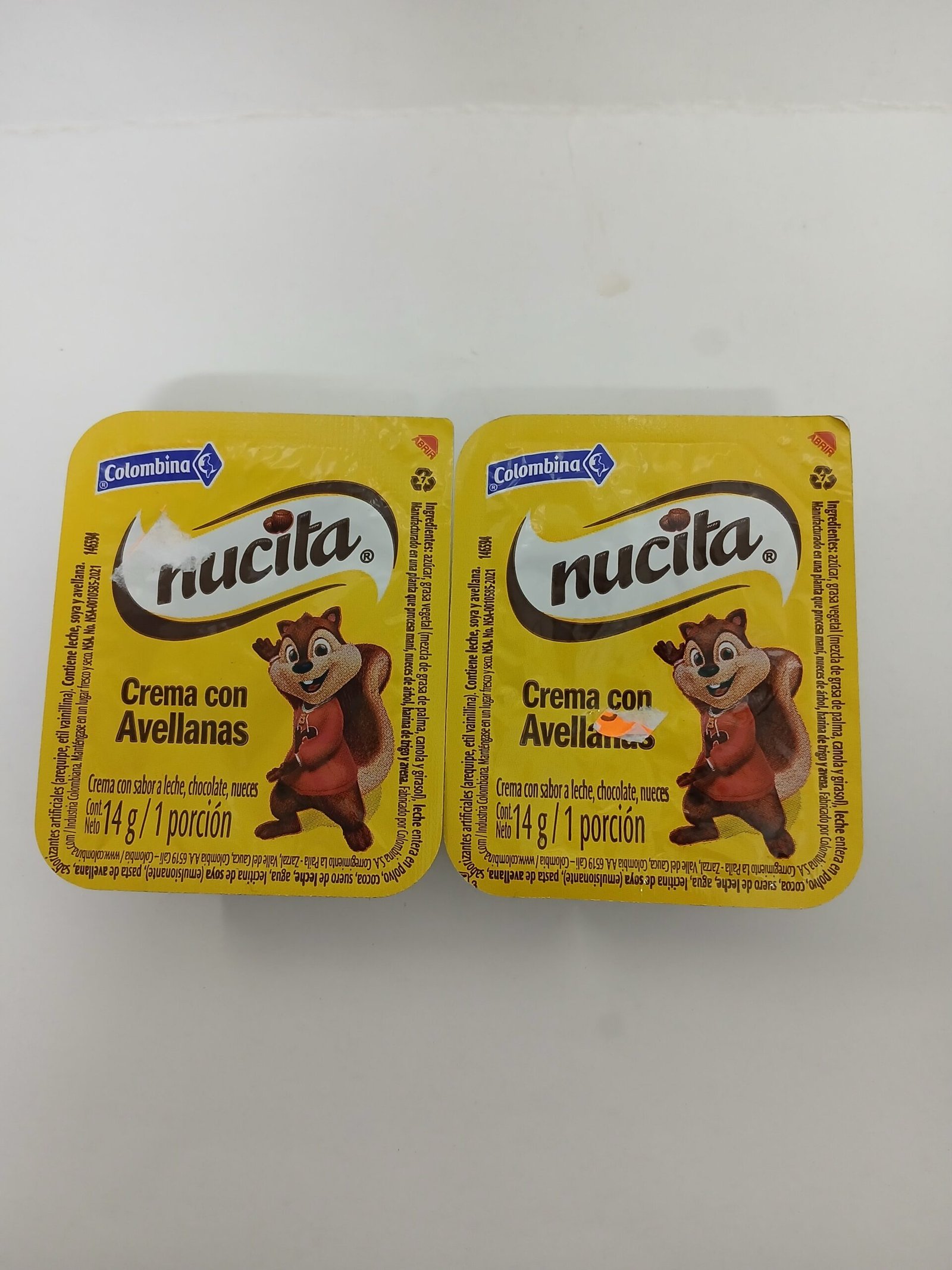 Nucita de crema de avellana 14g