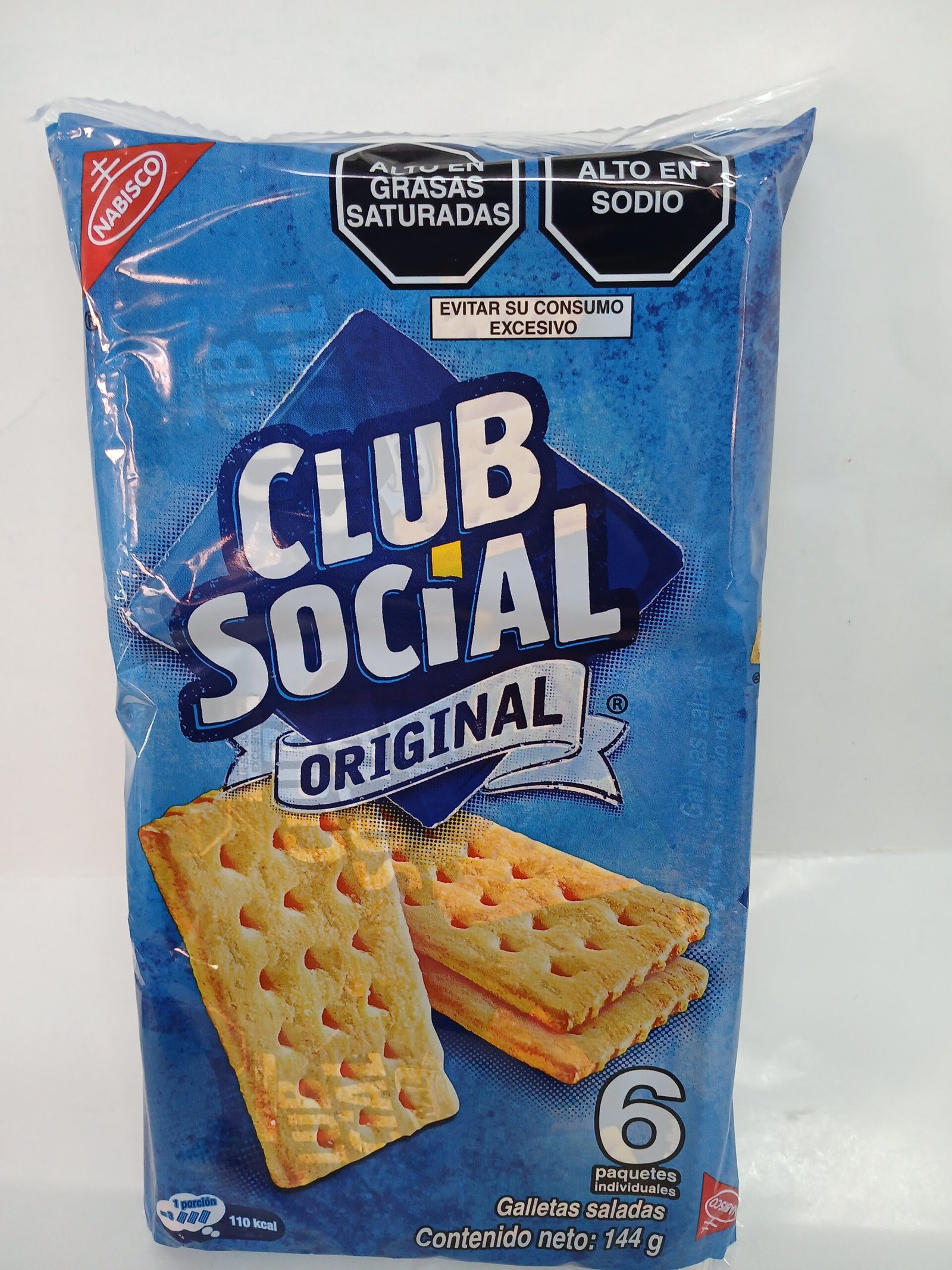 Club social galletas saladas ( 6 Paquetes )  144g