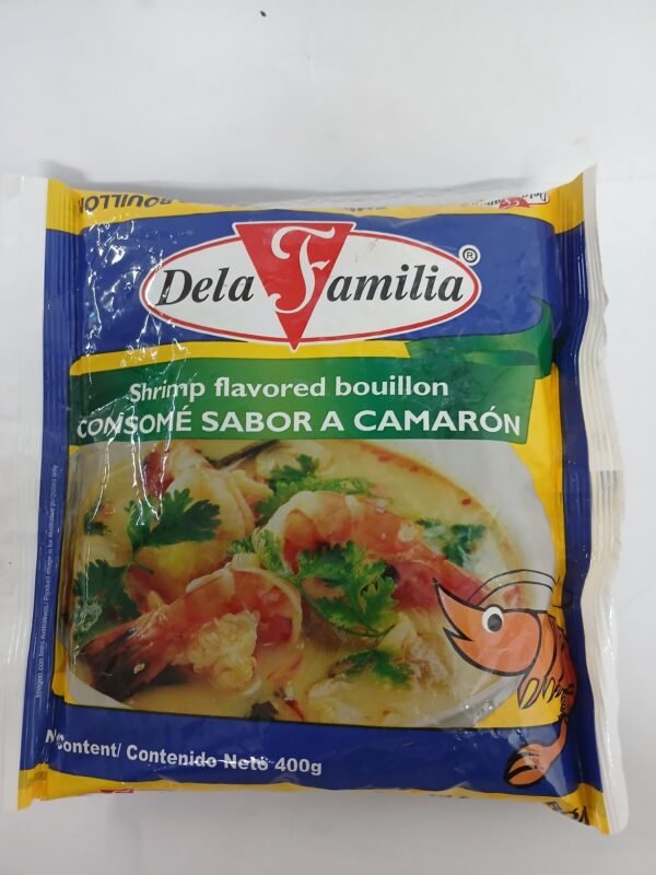 Consome sabor a camarón ( De la familia ) 400g