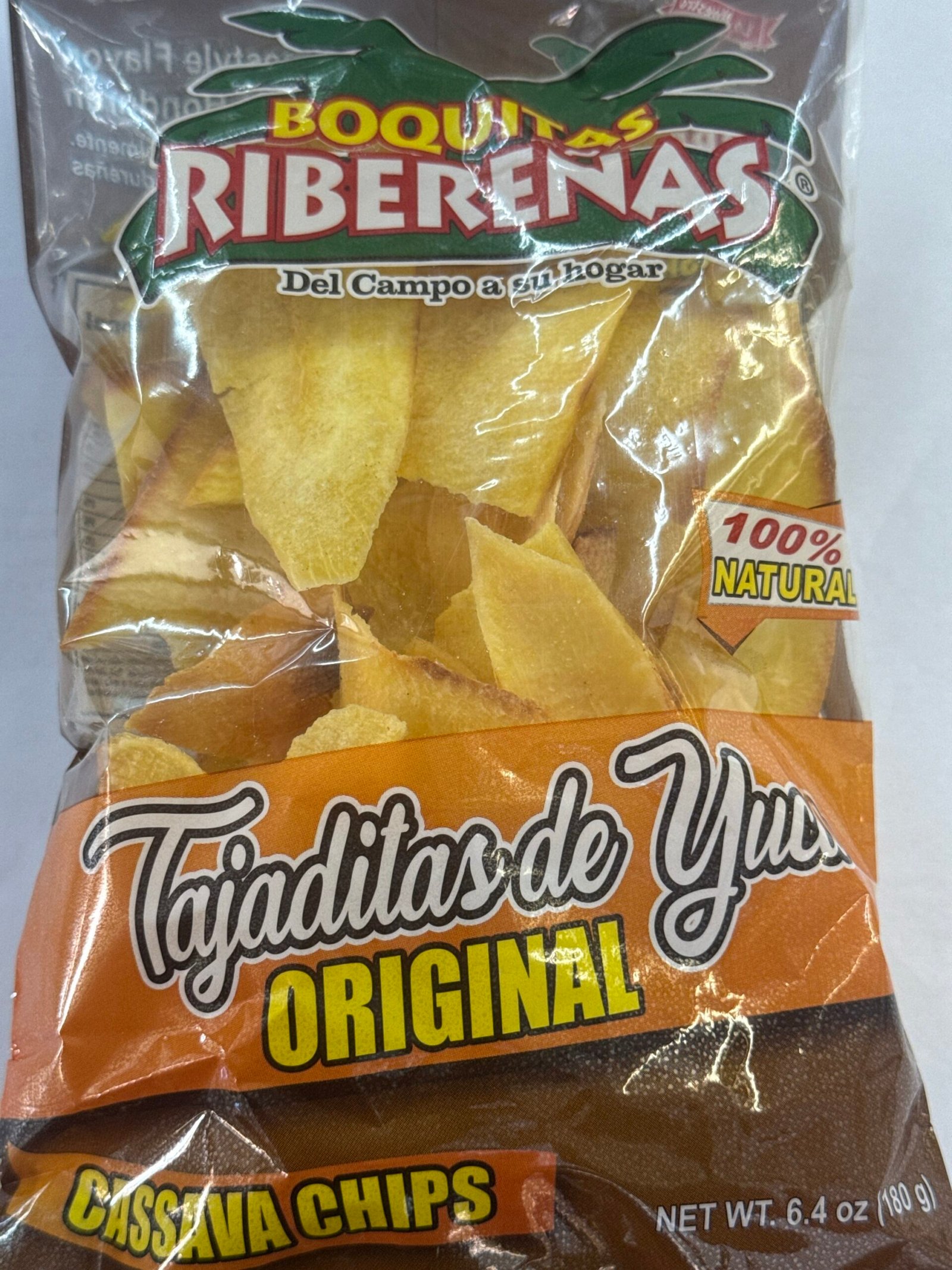 Tajaditas de yuca Boquitas Ribereñas 180g